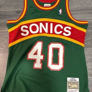 Shawn Kemp Sonics Mitchell & Ness Swingman Jersey L Hardwood Classic